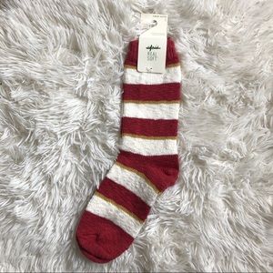 Aerie Real Soft Striped Knit Crew Socks